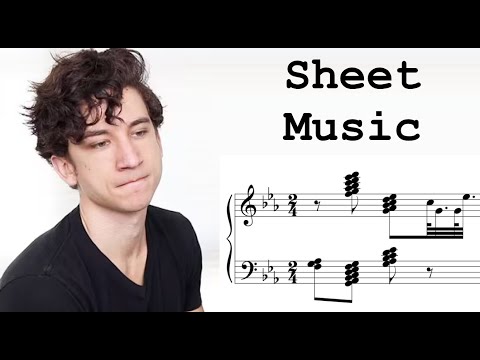 Sheet music for "When you accidentally write songs that already exist" (Daniel Thrasher)