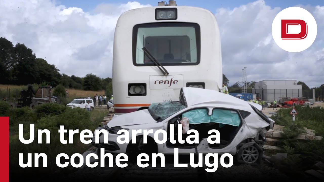 Un muerto y dos heridos graves al arrollar un tren a un coche en un ...