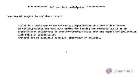 How To Project In Gitlab-CE 12.0.3