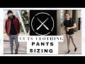 Cuts clothing  pants sizing and review