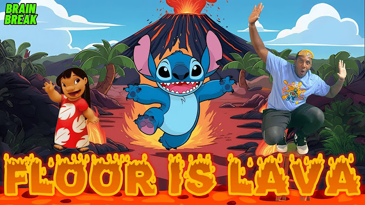 STITCH Floor is Lava 🌋 | Dance & Exercise Brain Break for Kids | Disney-Inspired Fun!