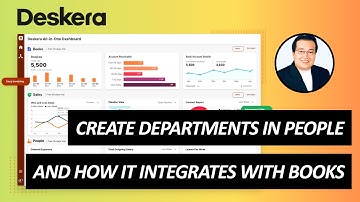 Create Departments in Deskera People and how it integrates with Deskera Books