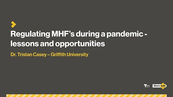 1. Regulating MHFs during a pandemic | lessons and...