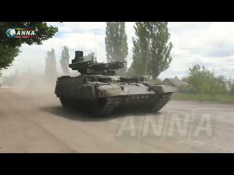 Российские "Терминаторы" в районе села Камышеваха.