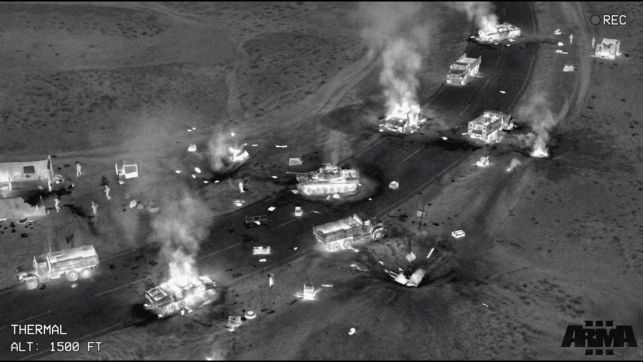 ⁣JUST NOW! Fleeing New Iran's Dictator Convoy WIPED OUT By U.S - Israeli B-2 Bomb Strike! [ARMA 