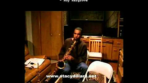 Saxophonist STACY DILLARD wailin' on "GREEN DOLPHI...