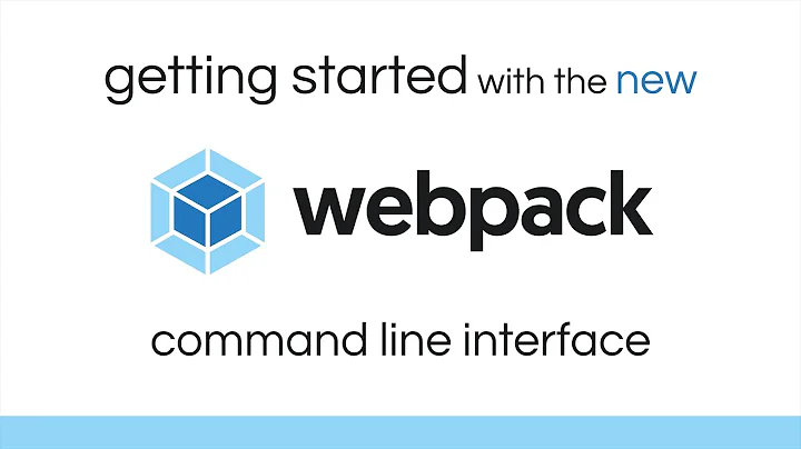 Getting started with the NEW webpack cli