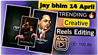 Jay bhim 14 April 2023 trending reels status editing tutorial screenshot 5