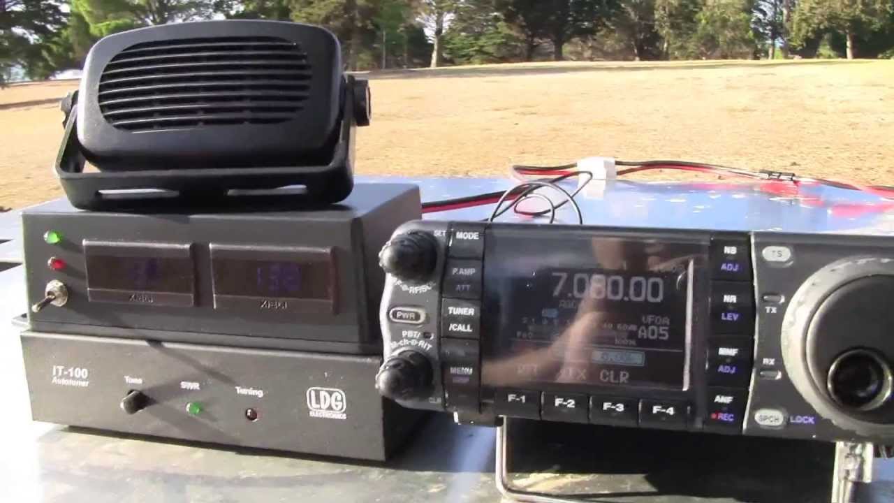 VK3CRG Portable HF Amateur Radio at Eastern Park, Geelong, Victoria