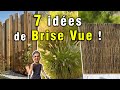 7 ides de brisevue jardin pour se cacher rapidement 