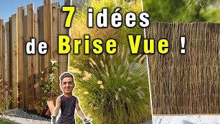 7 idées de Brise-Vue Jardin pour se Cacher Rapidement !