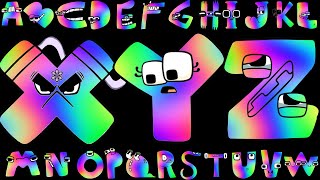 Alphabet Lore Rainbow Letters Filling with Letters (A-Z)