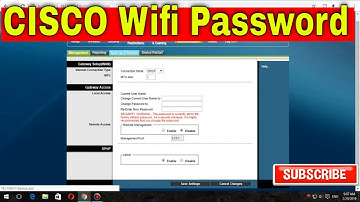 How to Setup CISCO Wifi Password - CISCO Wifi Modem Setup
