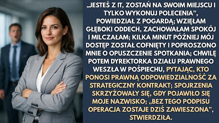Upokorzył mnie i zwolnił za „problemy IT”, choć byłam właścicielką; dni później jego startup padł