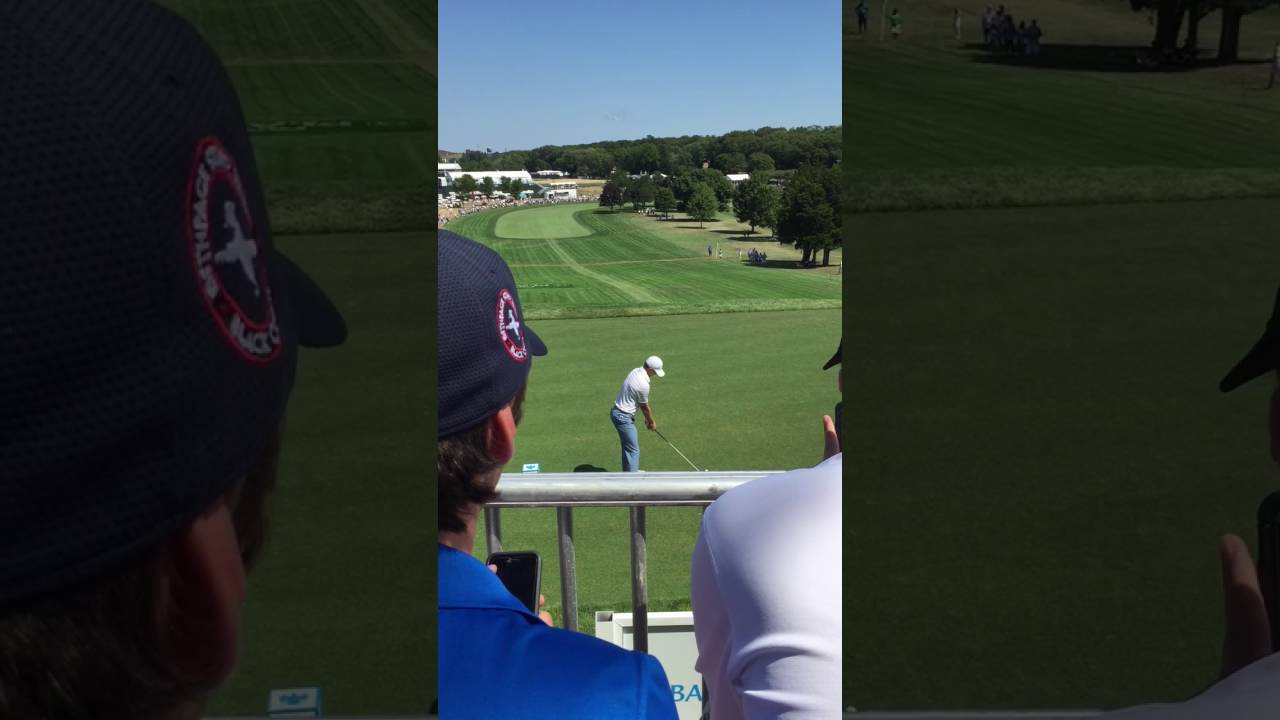 Jordan Spieth - 1st tee on Bethpage Black Course