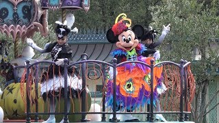 TDL ミニーちゃんポジの「スプーキー”BOO！”パレード」ディズニーハロウィーン2019 Disney Halloween "Spooky "Boo!" Parade