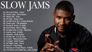 R&B Slow Jams for a Cozy Evening - Usher, Chris Bown, Tank, R Kelly, Aaliyah, Keith Sweat &More