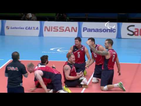 Day 2 morning | Sitting Volleyball highlights | Rio 2016 Paralympic Games