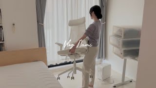 Room Makeover | changing mood by moving all the furniture in Japanese living alone room VLOG