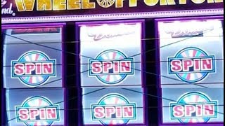 HIGH LIMIT Wheel of Fortune w/TWO Spin Bonuses Live
