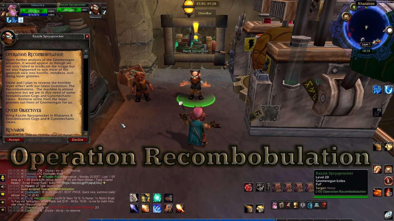 Operation Recombobulation