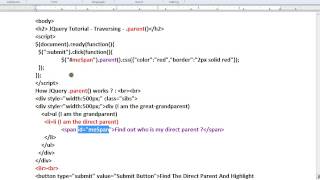HOW TO USE PARENT METHOD JQUERY DEMO