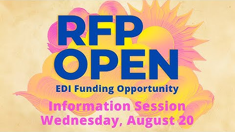Equitable Development Initiative Request for Proposals 2025 Information Session