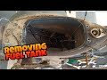 How to remove fuel tank on your vespa