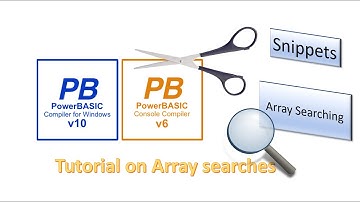 PowerBasic Snippets - Tutorial on Array Searches