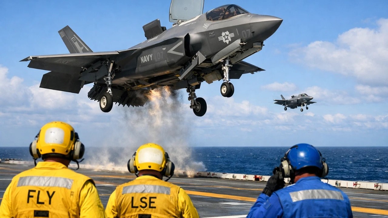 Next-Gen Combat Jet – F-35B STOVL Demonstration