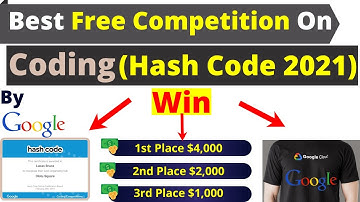Best Free Competition On Coding By Google |Hash Code 2021 are open!Win Cash & Certificate |hash code
