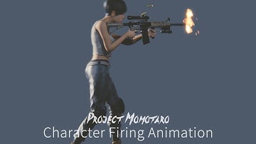 Rifle Firing Animation with Blender Cycles Render / 3D Character