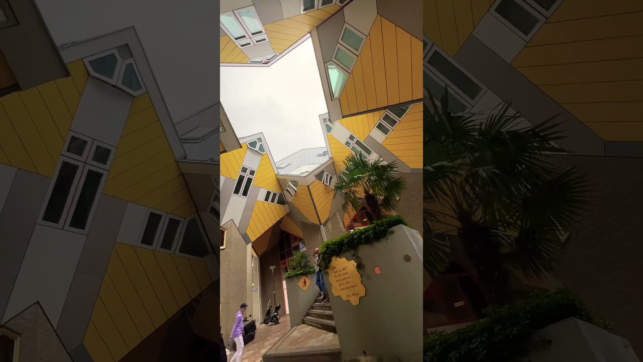 How do people live here?! At the Cube Houses in Rotterdam 