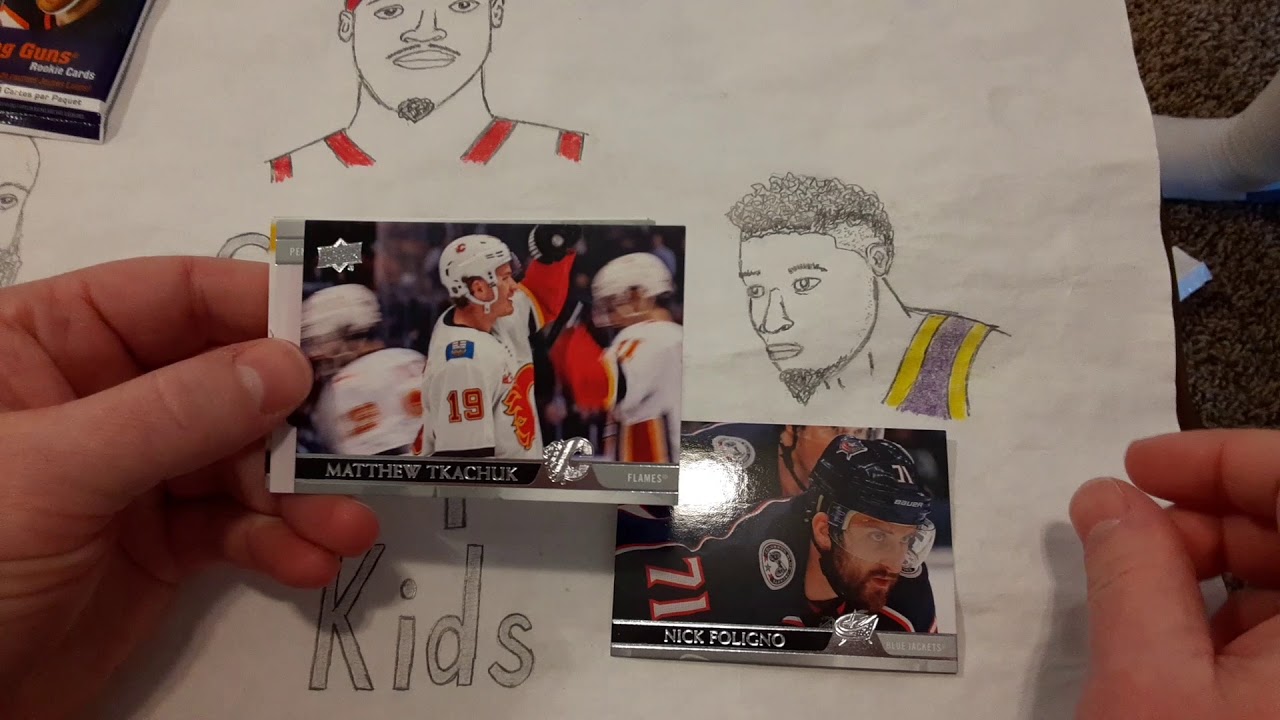 Card Kings 4 Kids- 2 Packs of 2020-21 Upper Deck Hockey (Mini-card Giveaway!)