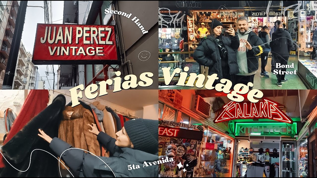 ✨ ROPA VINTAGE ✨ visitamos 5ta Avenida - BOND STREET - Feria Juan Perez Vintage