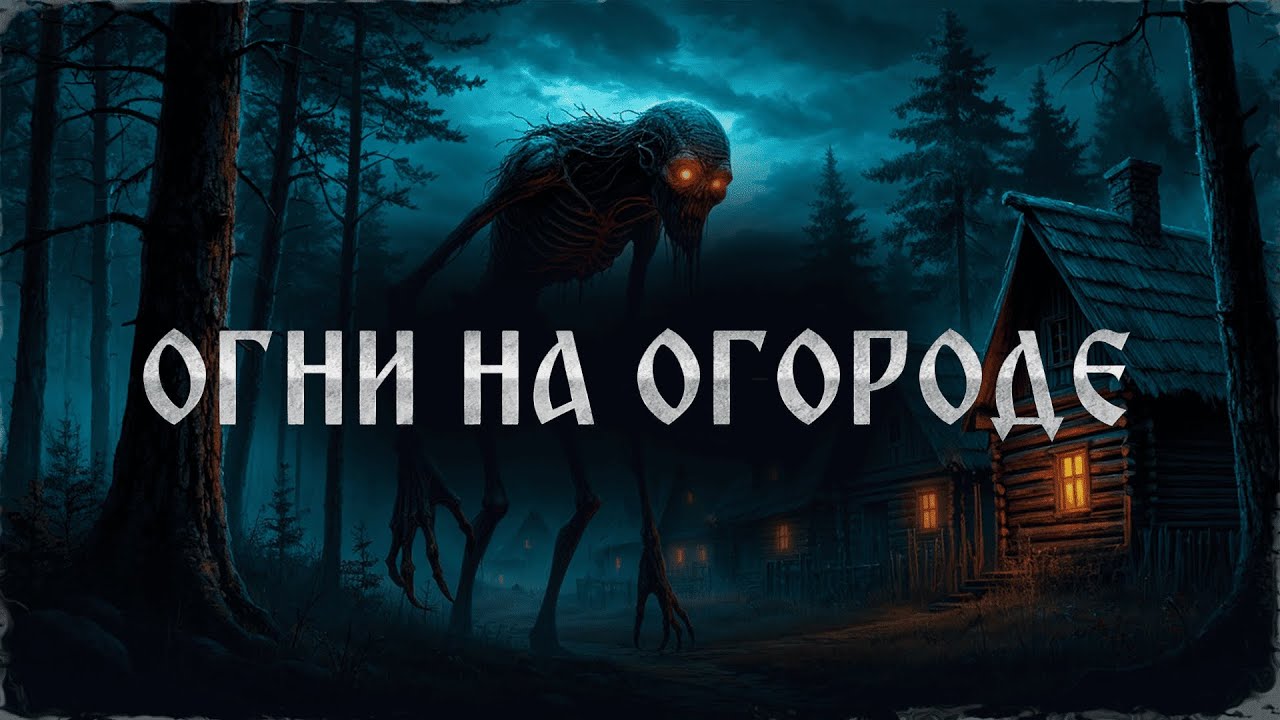 ОГНИ НА ОГОРОДЕ! Страшные Истории На Ночь!