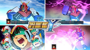 COMBATTLER V - ALL ATTACK ANIMATION | SUPER ROBOT WARS Y