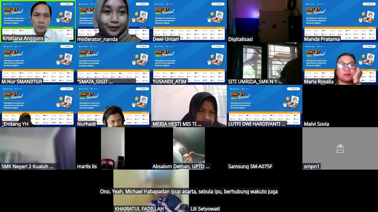 #1 Diklat Manajemen Dokumen Administrasi Sekolah Berbasis Digital