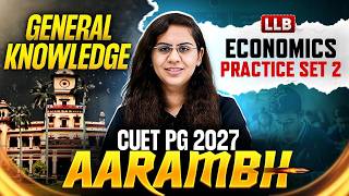 CUET PG LLB General Knowledge 2026 | CUET PG General Knowledge "Economics - Practice Set"