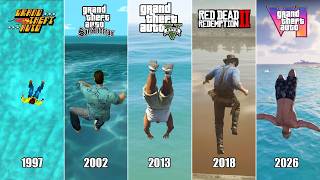Jumping into Water in GTA & RDR Games (1997-2026)