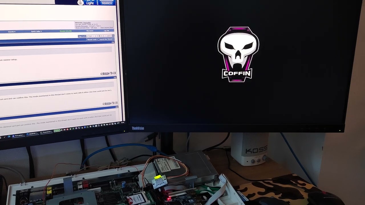 Amiga 1200 IceDrake V4 CF Card IDE LED fix