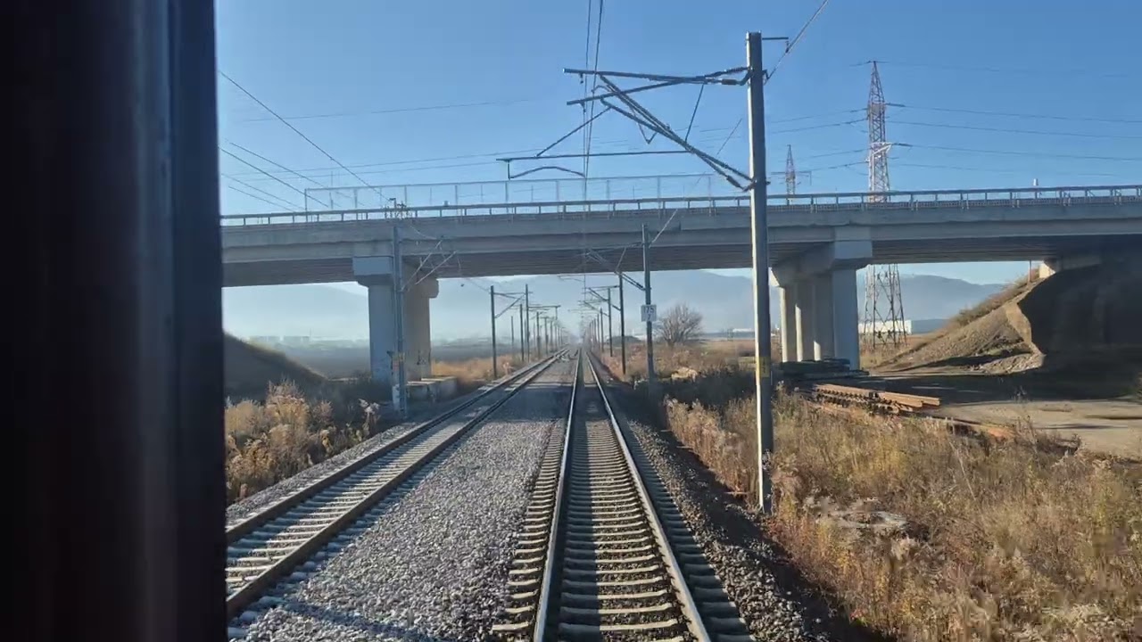 Backview între stațiile Brasov și Bod cu trenul IR1735