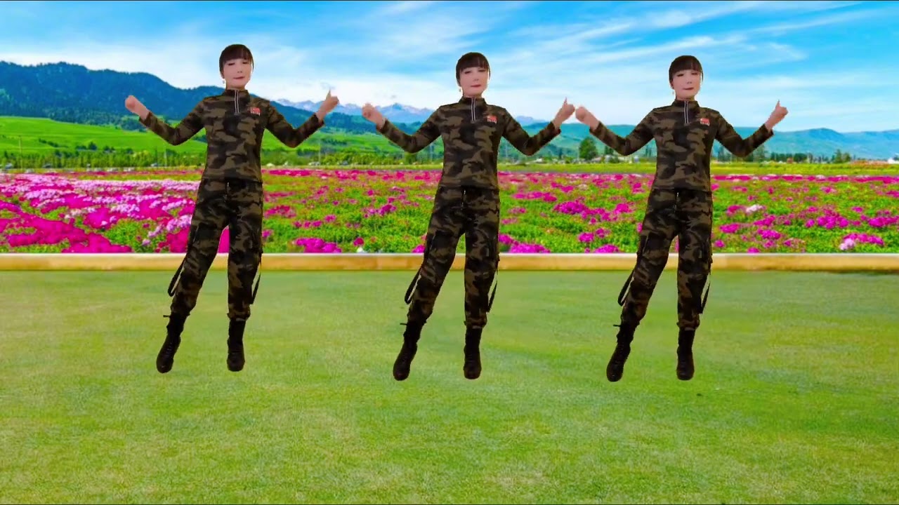 炫酷好看版本水兵舞完整版《落单的鸳鸯》