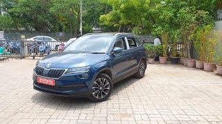 Skoda Karoq Walkaround & Driving Video | Brown & Blue Color | Rival for Tucson & Compass