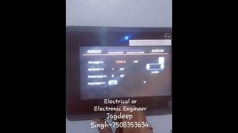 Cut to length PLC or HMI Program and accuracy 100%