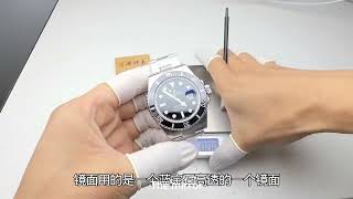VS Third Generation Black Submariner Detailed Review 41mm Dial with Dandong 3235 Movement, 72 Hour P