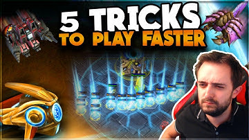 StarCraft 2 - 5 TRICKS TO PLAY FASTER!