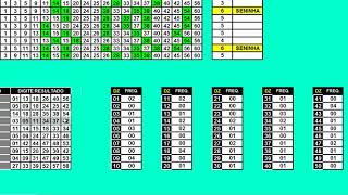 PLANILHA SENINHA 25 POR 20 DEZENAS -10 JOGOS