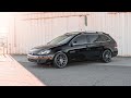 TDI VW JSW Jetta Sportwagen Lowered on H&R  Coil Overs and 19” Rotiform RSE Wheels