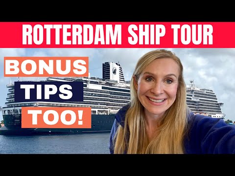 Holland America Rotterdam Ship Tour (Plus Tips!)